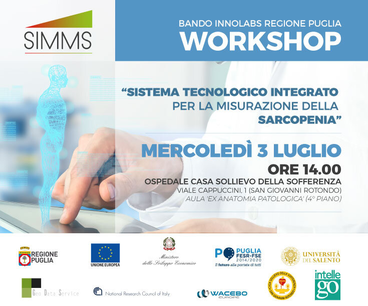 Sanità e nuove tecnologie:“Nasce S.I.M.M.S. - Sistema Tecnologico Integratoper la misurazione della Sarcopenia”