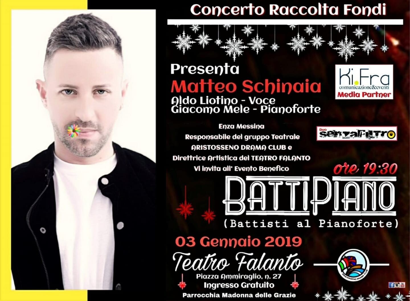 BattiPiano in concerto al nuovo teatro Falanto di Taranto BattiPiano in concerto al nuovo teatro Falanto di Taranto