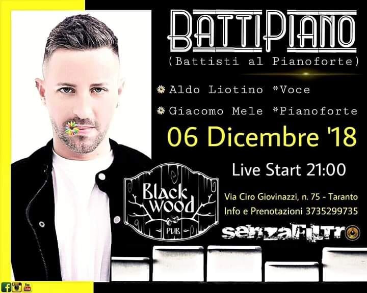 Da dicembre 2018 con Aldo Liotino e i SENZAFILTRO (Made in Italy)