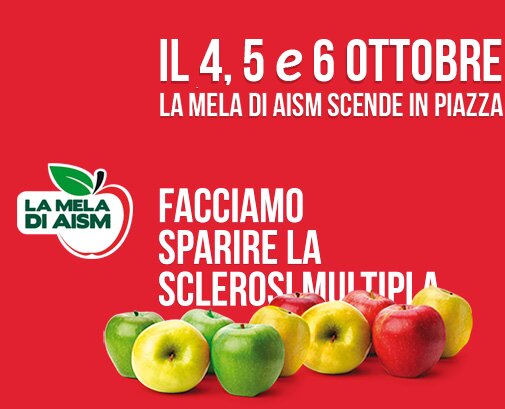 “La Mela di AISM” torna a Taranto per la lotta alla sclerosi
