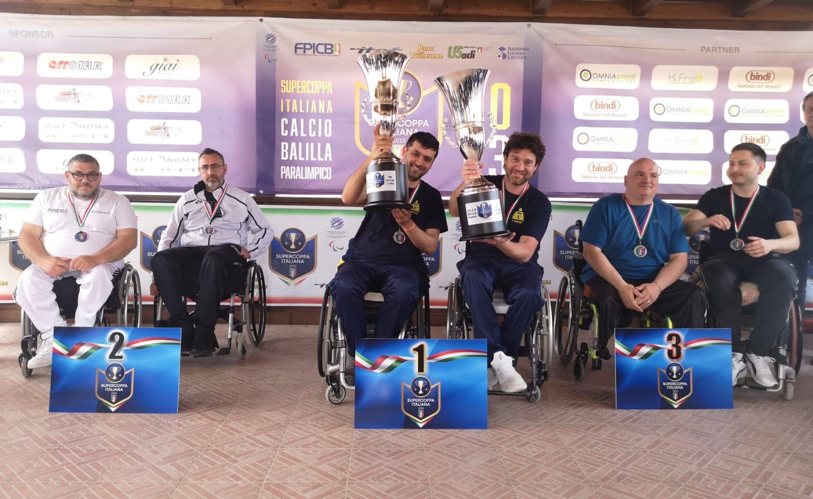 Supercoppa Italiana di calcio balilla paralimpico, vincono De Florio e Bagdasar