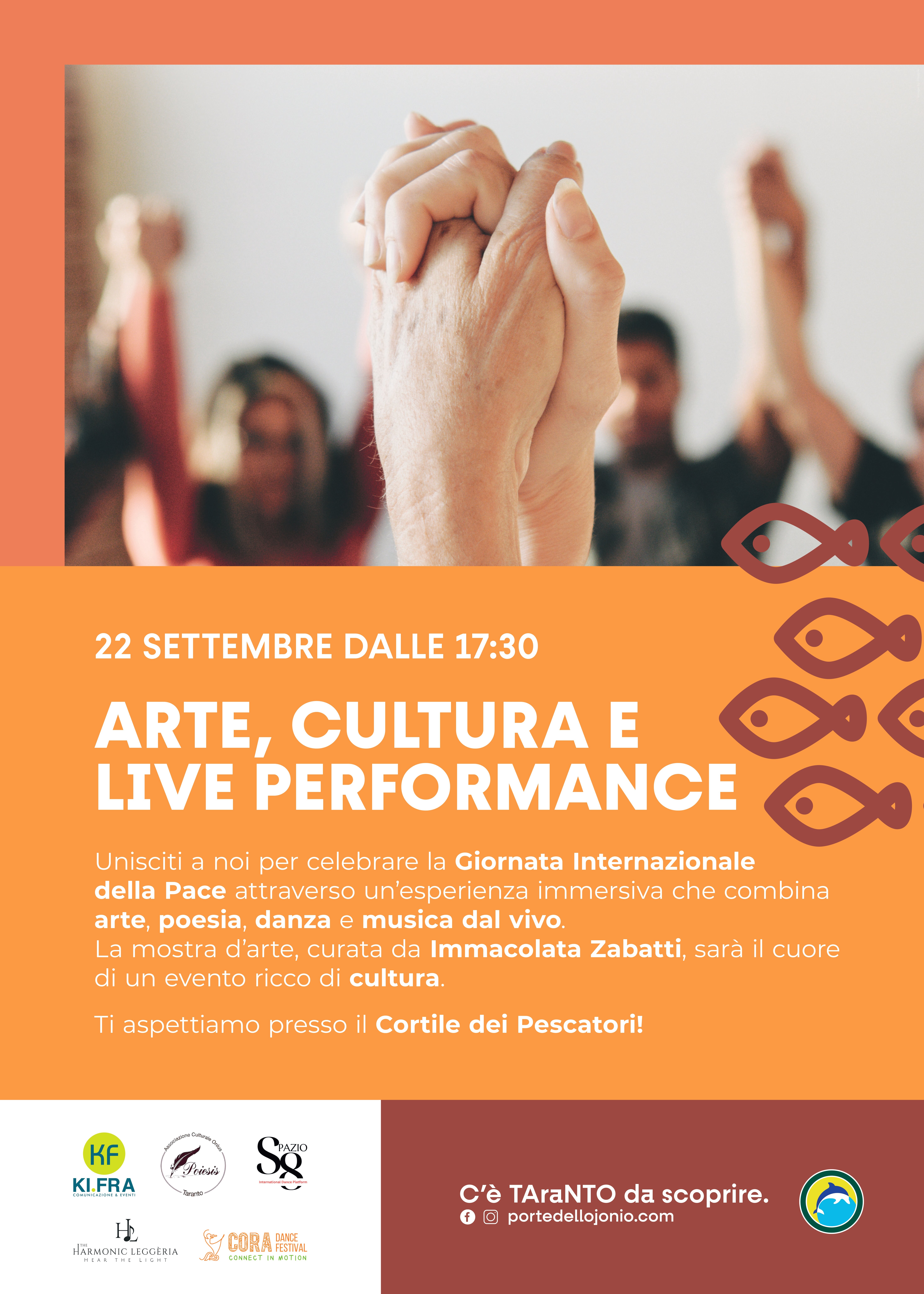 Arte, cultura e live performance a Porte dello Jonio per la Giornata Internazionale della Pace