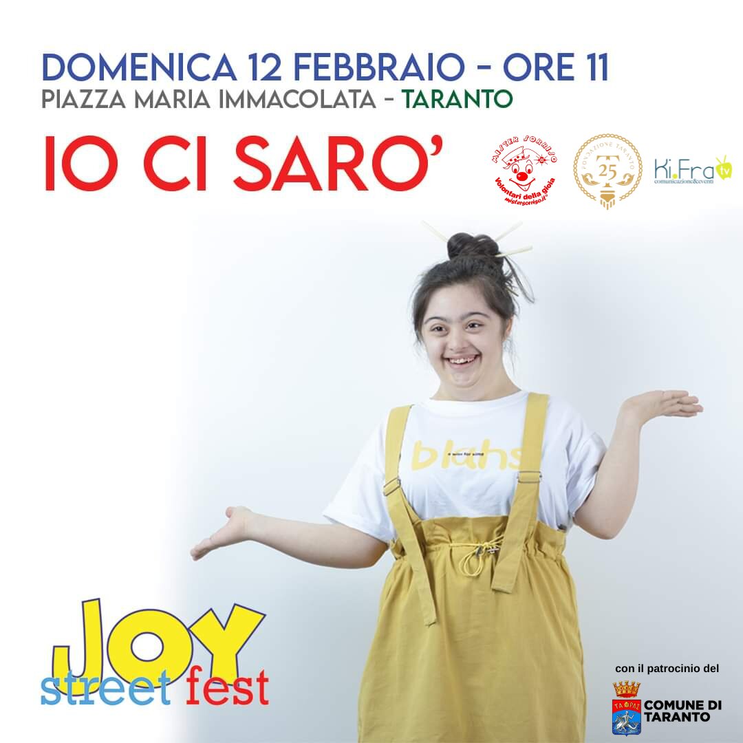 Joy Street Fest, la festa di Mister Sorriso nel borgo di Taranto Joy Street Fest, la festa di Mister Sorriso nel borgo di Taranto