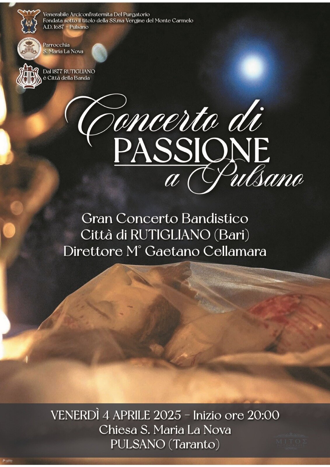 Concerto di Passione a Pulsano: Un Viaggio tra le Marce Funebri della Tradizione Tarantina Concerto di Passione a Pulsano: Un Viaggio tra le Marce Funebri della Tradizione Tarantina