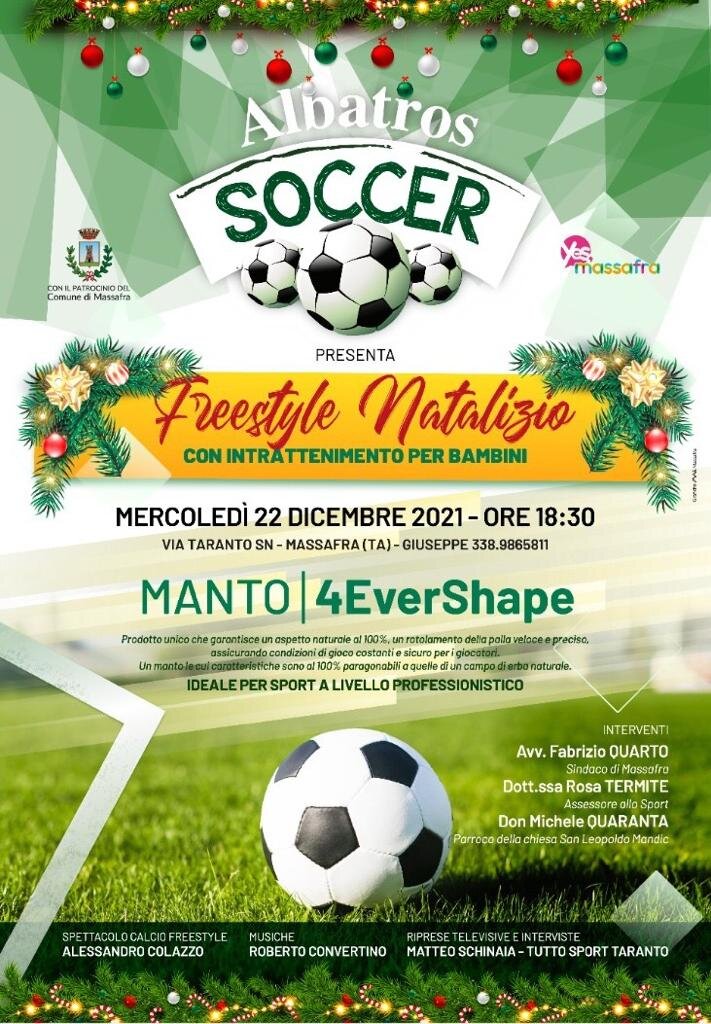 "Freestyle Natalizio" all'Albatros Soccer di Massafra