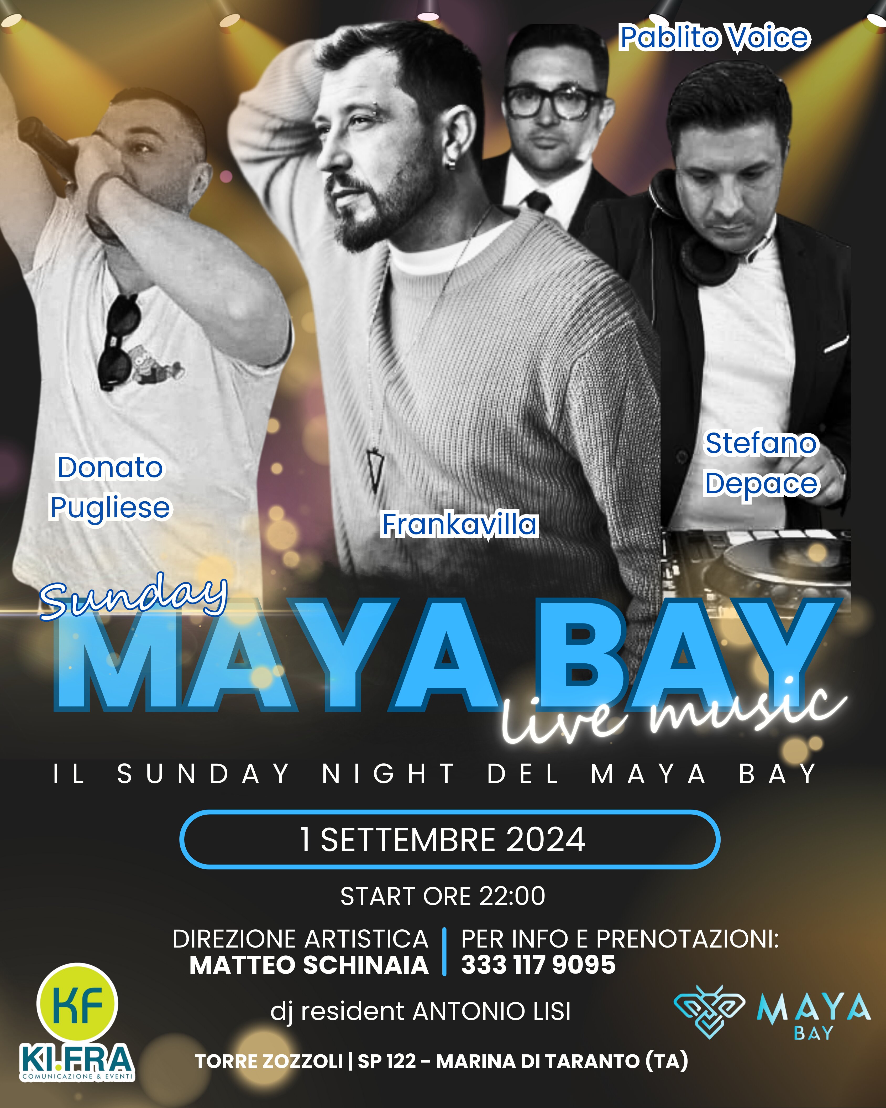 Maya Bay live music: al Maya Bay la bella musica suona anche il 1 settembre