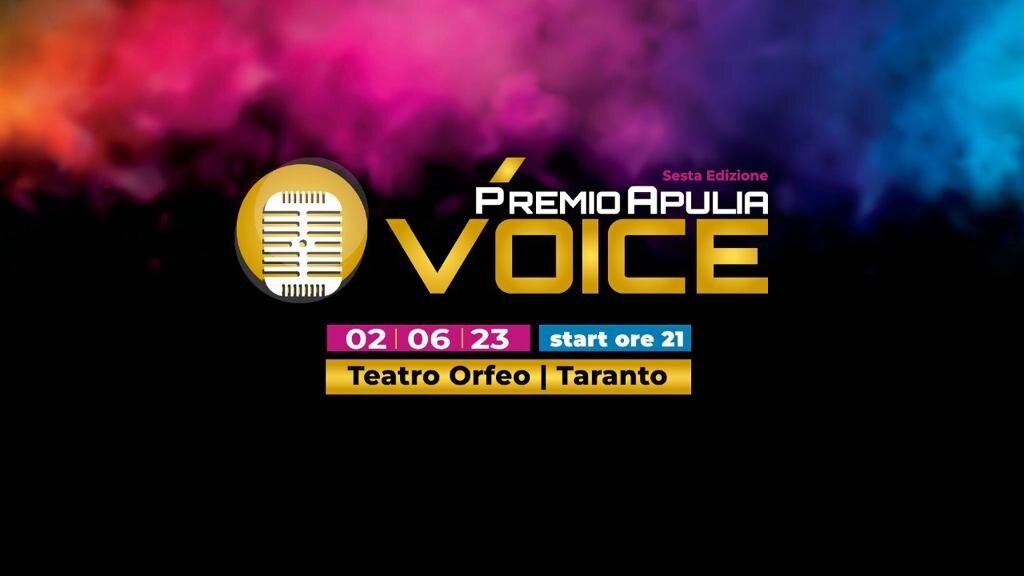 Premio Apulia Voice 2023: il 2 giugno al Teatro Orfeo con Ascanio di Amici e Charlotte M.