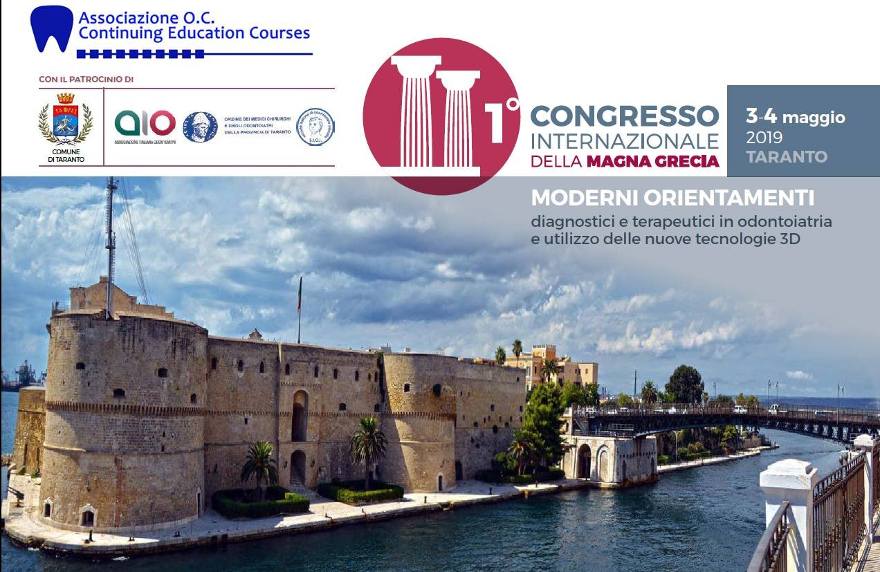DOMANI, 3 MAGGIO, INIZIA IL CONVEGNO INTERNAZIONALE DI ODONTOIATRIA DELLA MAGNA GRECIA