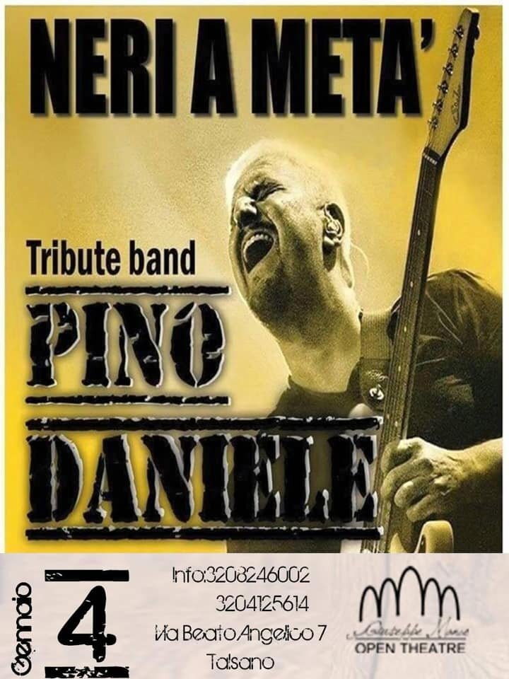 La musica di Pino Daniele al Teatro Art Club Restaurant and Pizza La musica di Pino Daniele al Teatro Art Club Restaurant and Pizza