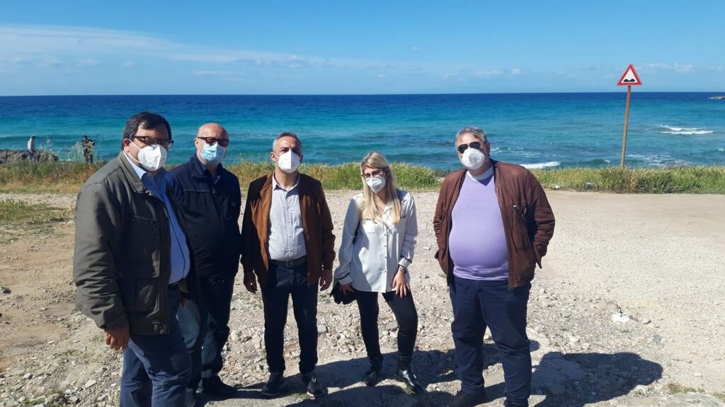 P.E.R. Taranto, sopralluogo alla spiaggia libera di Tramontone
