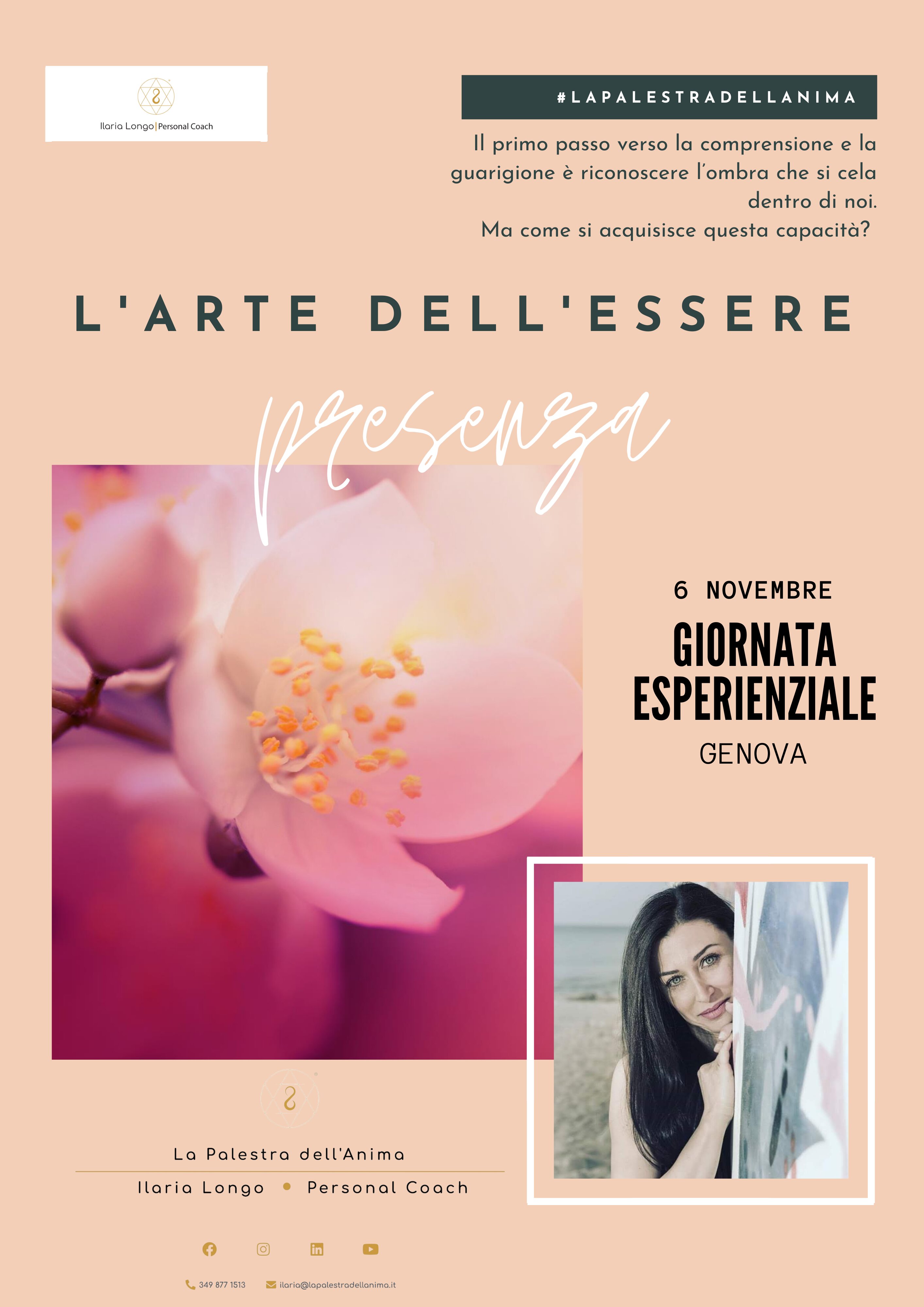 "L'arte dell'essere presenza", la personal coach Ilaria Longo a Genova per una giornata esperienziale già sold out "L'arte dell'essere presenza", la personal coach Ilaria Longo a Genova per una giornata esperienziale già sold out