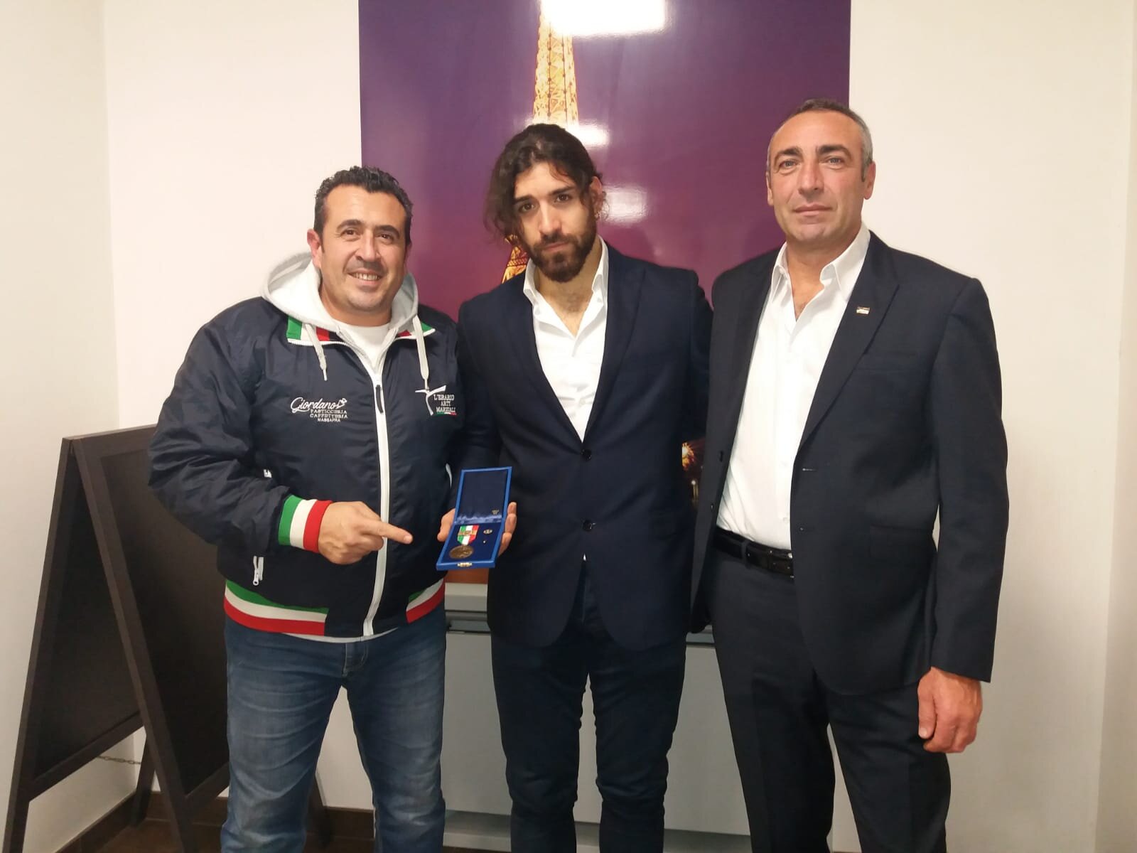 Taekwondo, Marcello Massafra insignito dal Coni con la "Stella al Merito"