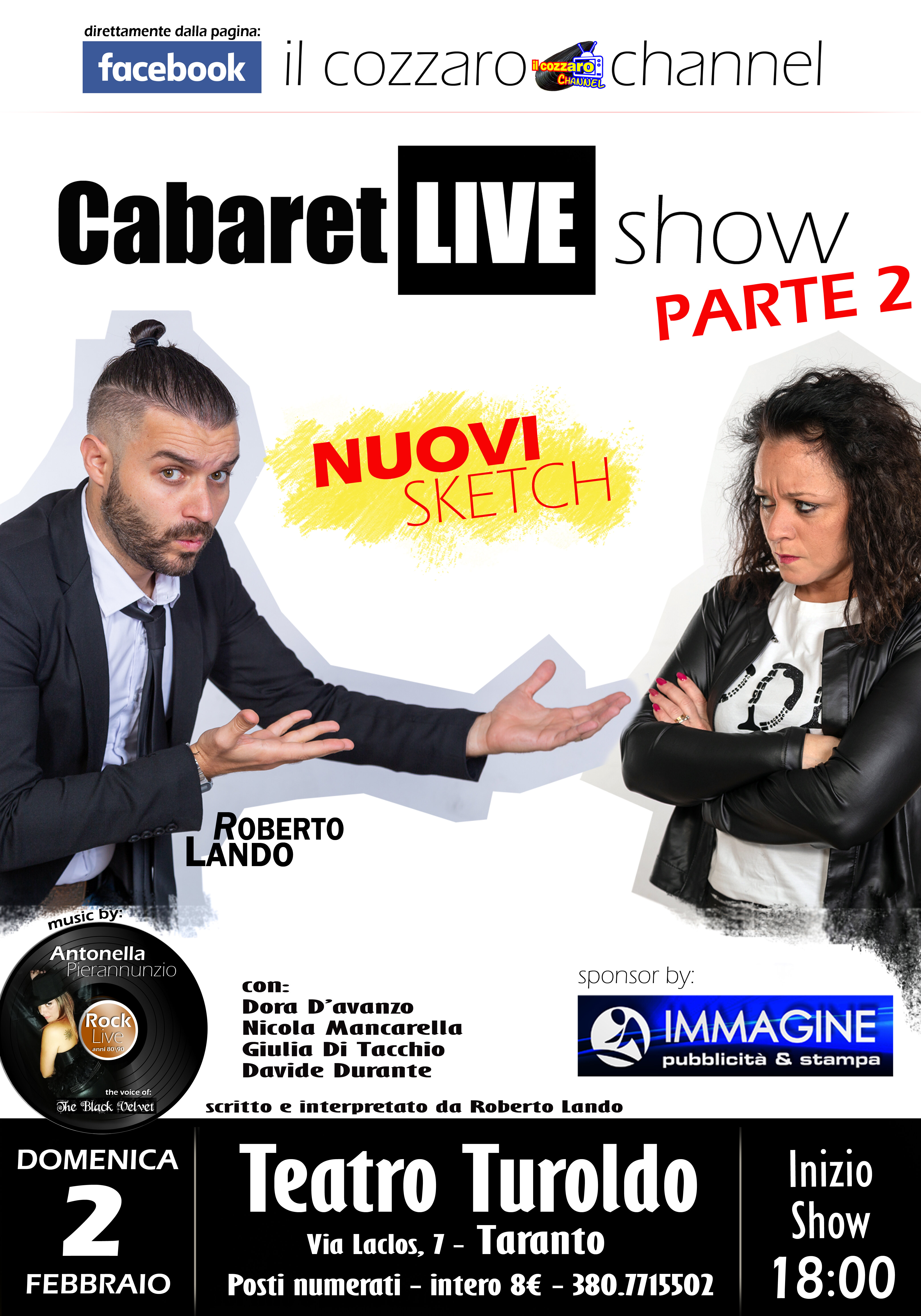 2 febbraio “Cabaret Live Show” – seconda parte
