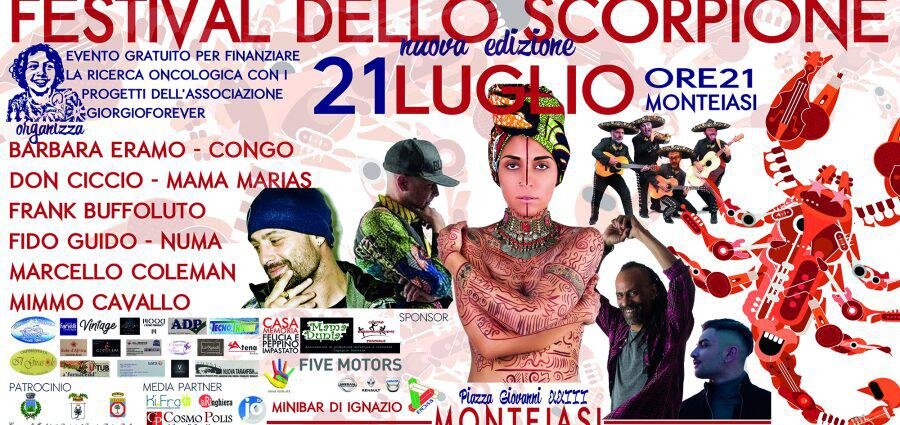 Giorgioforever: domani a Monteiasi c'è il Festival dello Scorpione - nuova edizione