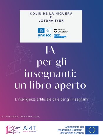 Libro aperto: IA per gli insegnanti, progetto IA4T, Colin de la Higuera e Jotsna Iyer