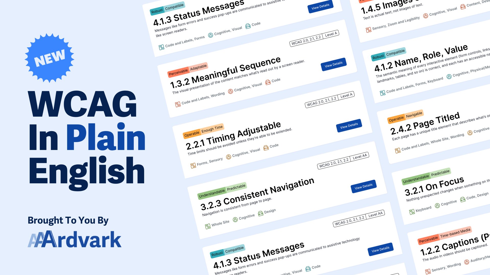 WCAG in Plain English: linee guida sull&rsquo;accessibilit&agrave; spiegate in modo chiaro e semplice