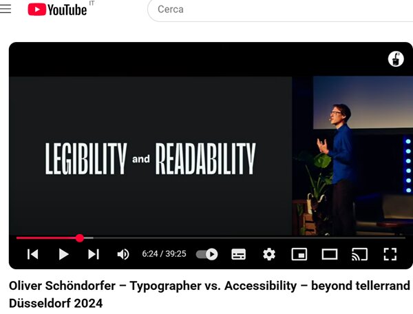 Come migliorare la leggibilit&agrave; dei testi: interessante video su YouTube