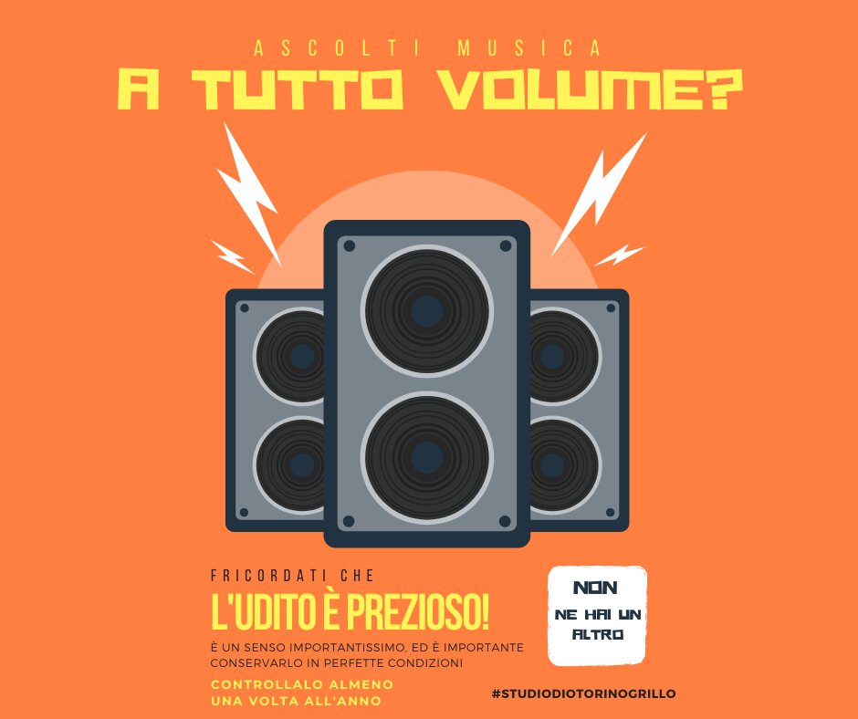 L'udito è preziosissimo!