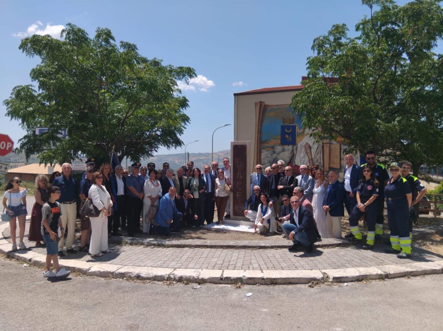 Inaugurazione della Stele della Pace 28 giugno 2025