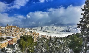 Visuale con Castello e Madonie