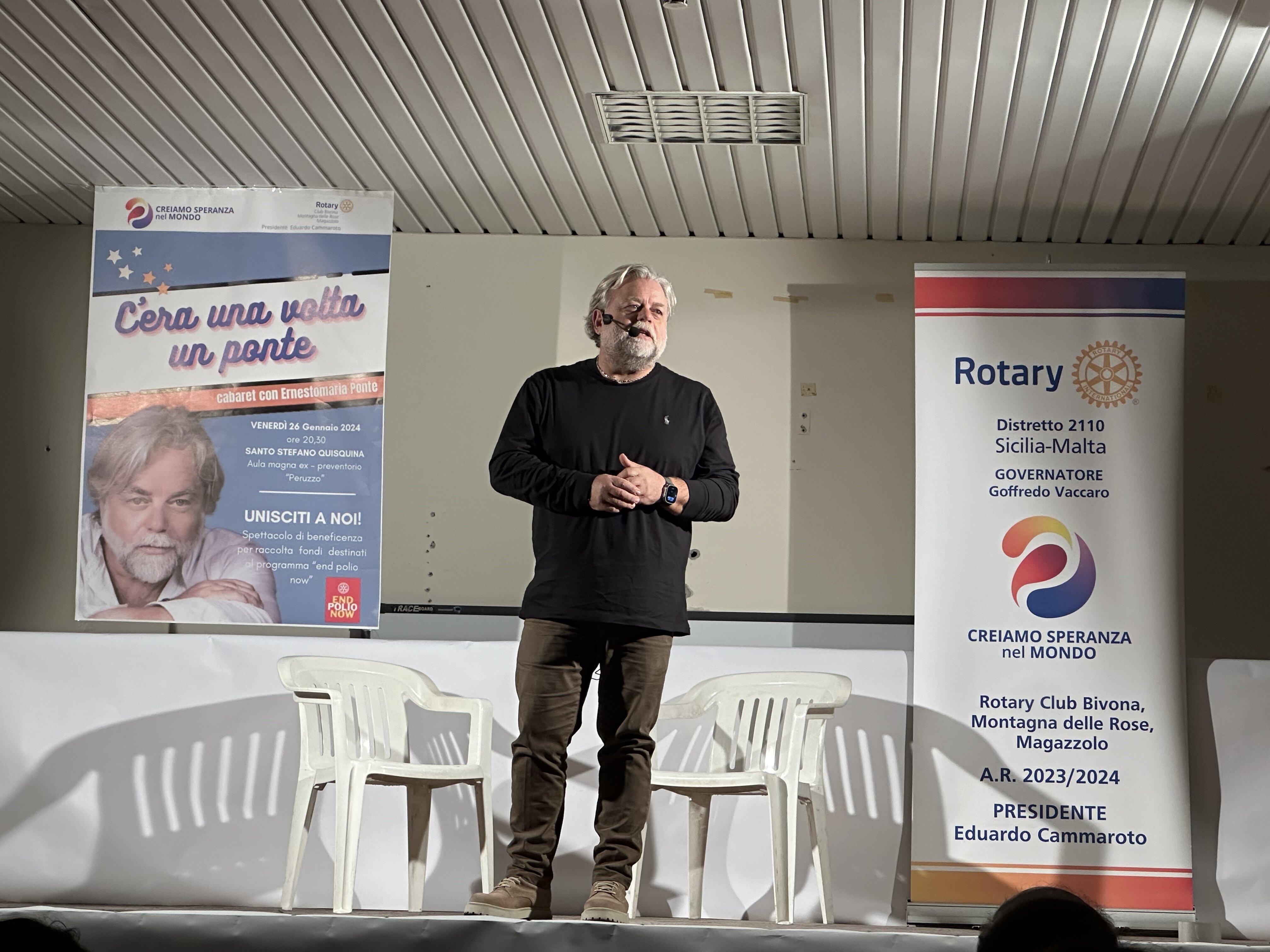 Spettacolo di cabaret Ernestomaria Ponte