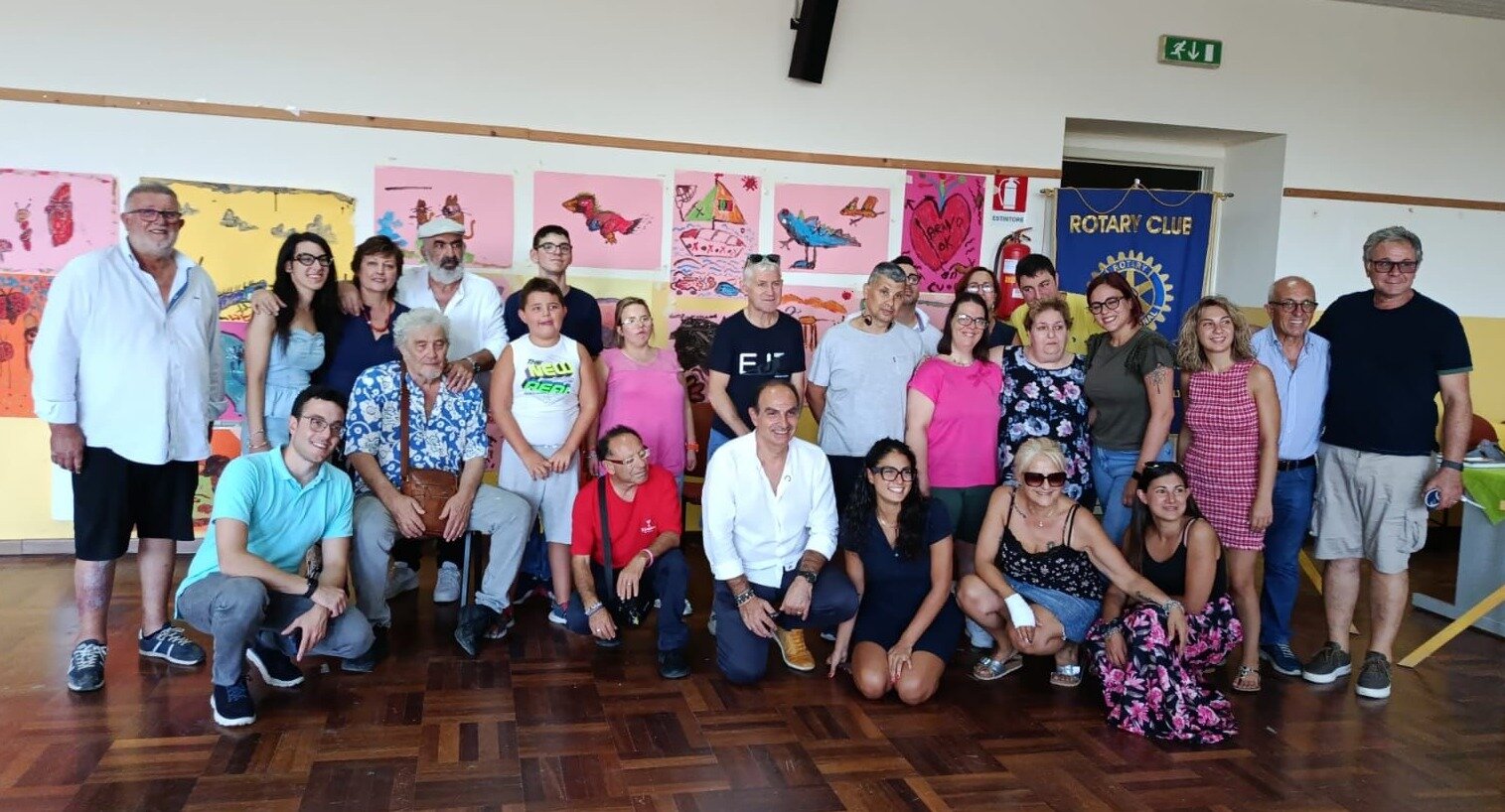 Laboratorio artistico insieme a un gruppo di giovani con disabilit&agrave; con Isaac Maimon