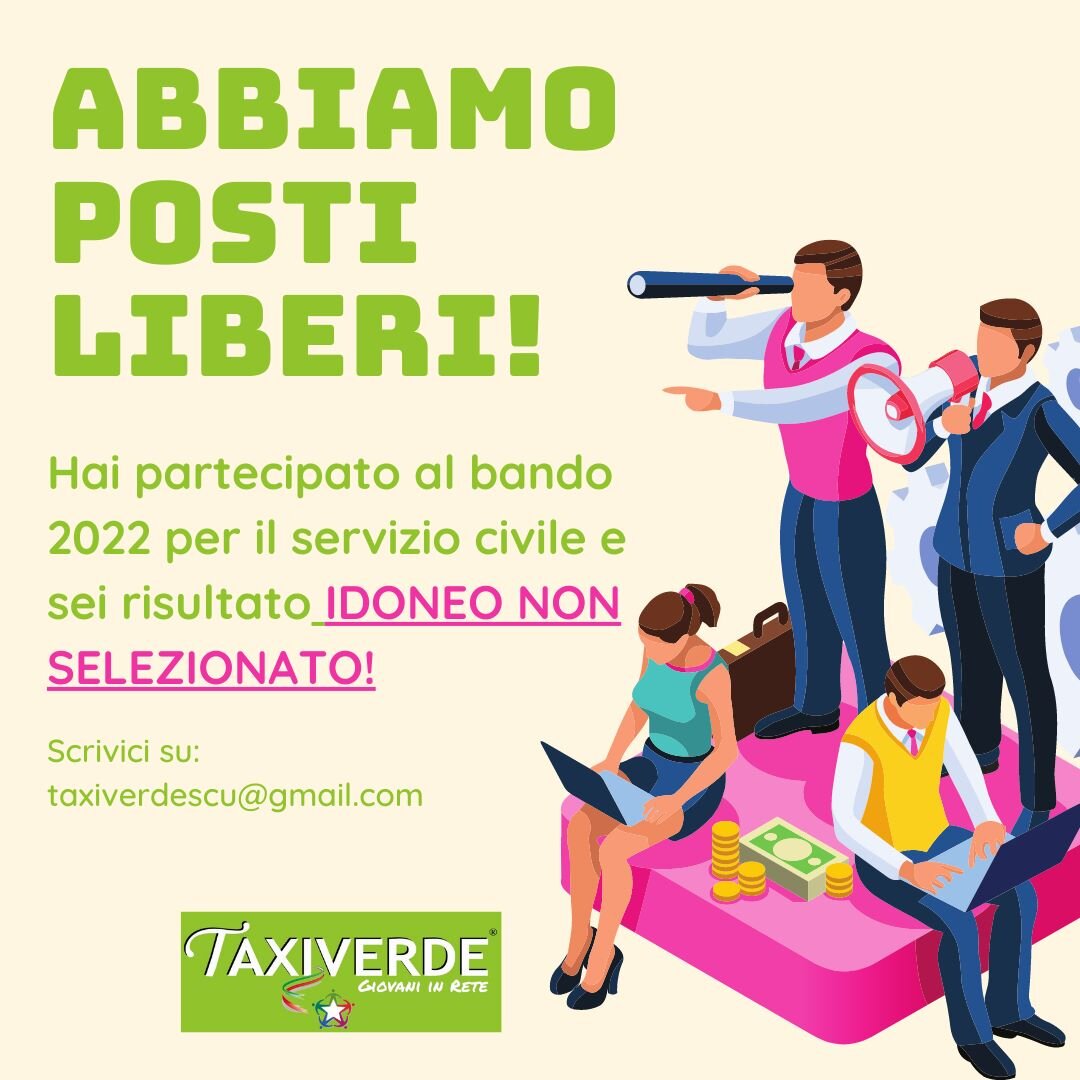 BANDO SERVIZIO CIVILE UNIVERSALE 2022 POSTI VACANTI - AGGIORNATO AL 06-07-2023 BANDO SERVIZIO CIVILE UNIVERSALE 2022 POSTI VACANTI - AGGIORNATO AL 06-07-2023