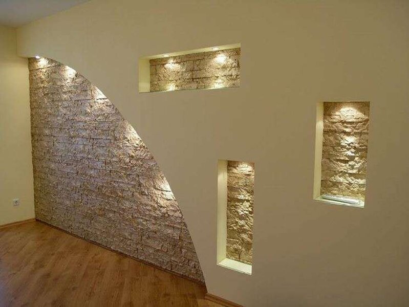 Pareti in Cartongesso - Tagli di luce