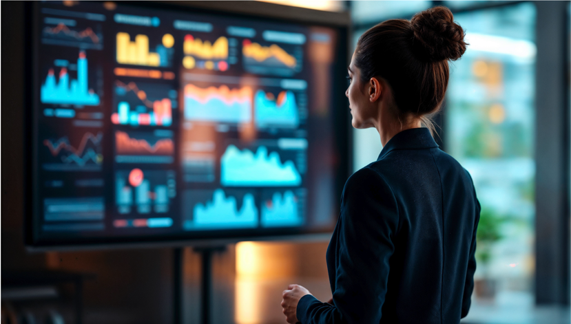 woman-stands-front-screen woman-stands-front-screen