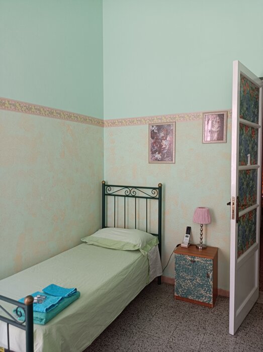 Room near the Benedictine monastery in the historic center