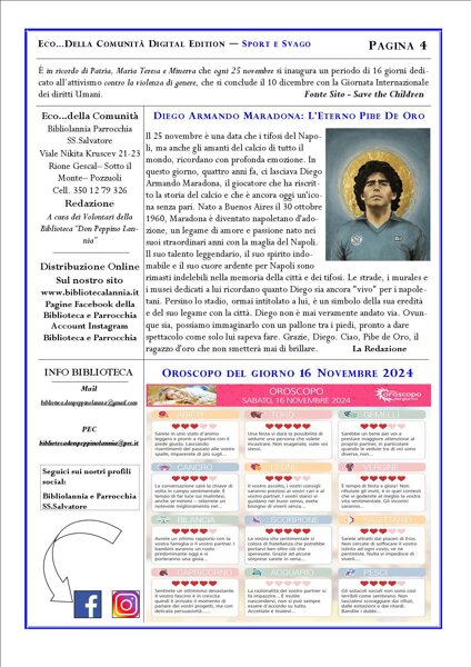 Ritorna il giornalino? 