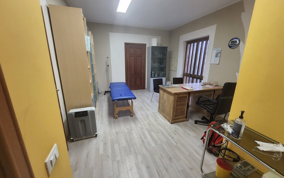 Vista dietrofront dello studio Infermieristico Vista dietrofront dello studio Infermieristico