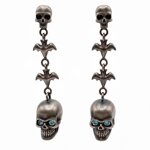 orecchini-teschi-e-pipistrelli