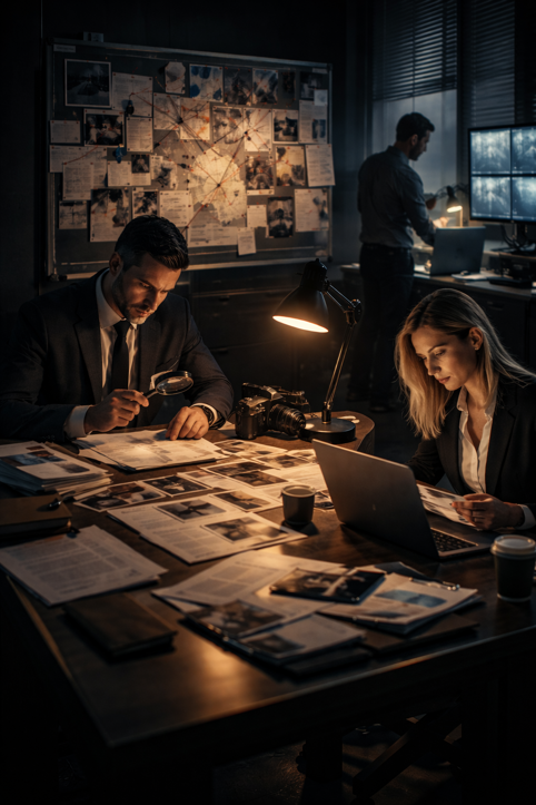 indagini notturne nell'ufficio investigativo indagini notturne nell'ufficio investigativo