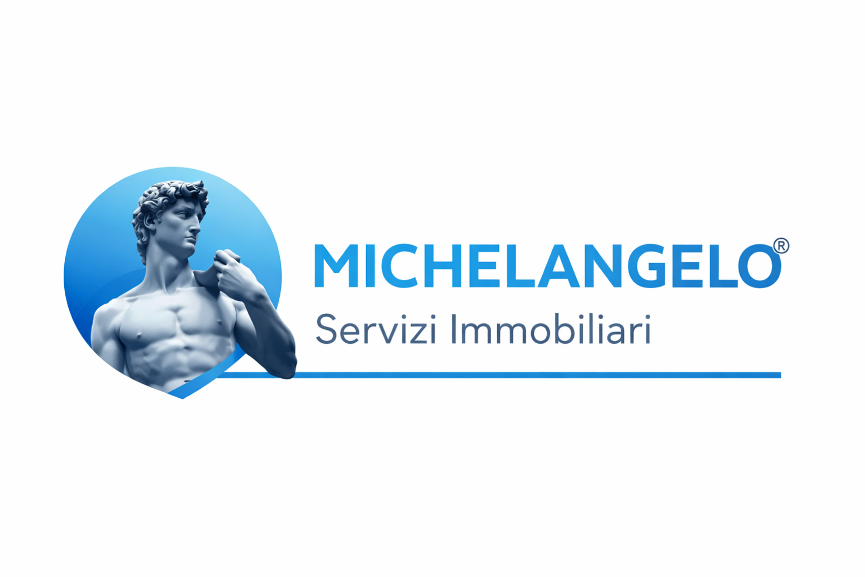 logo moderno per michelangelo servizi immobiliari
