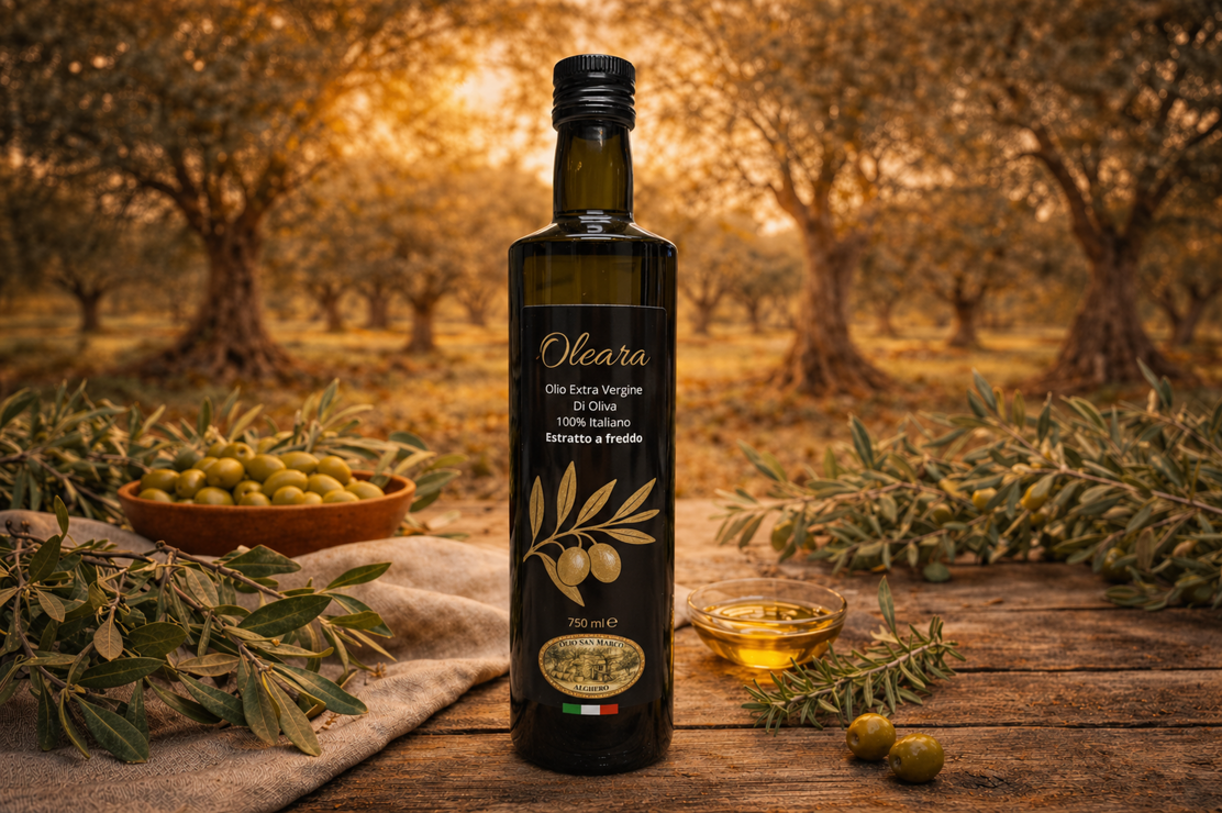 sfondo bottiglia oleara