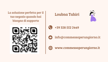 biglietto da visita retro