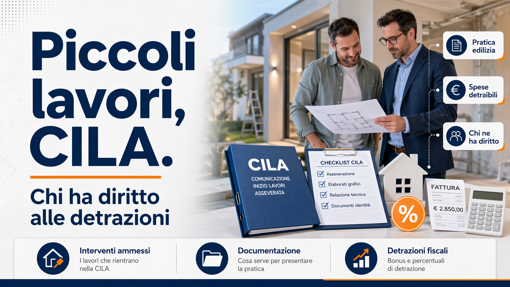 Piccoli lavori, CILA e detrazioni, Chi ha diritto alle detrazioni