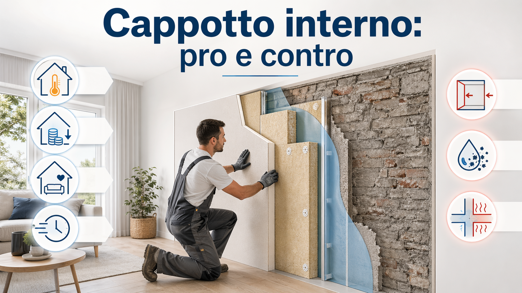 Cappotto interno: pro e contro