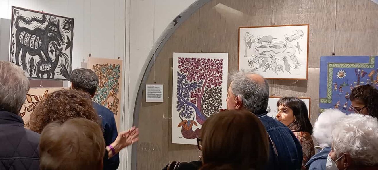 Inaugurazione mostra Warli Inaugurazione mostra Warli