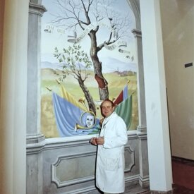 Teatro: Foyer Affresco del M° Cesare Olmastroni