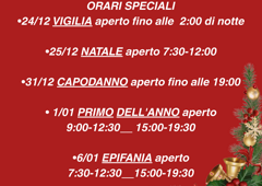 rosso bianco moderno volantino natale