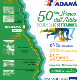 LA 50 km nel parco dell' Adda La gara che ritorna l'avventura che continua