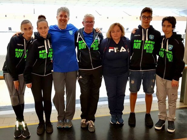 Da Sx: Francesca L. - Chiara P. - Riccardo R. - Franz Z. - Marina G. - Dennis B. - Flavio M.