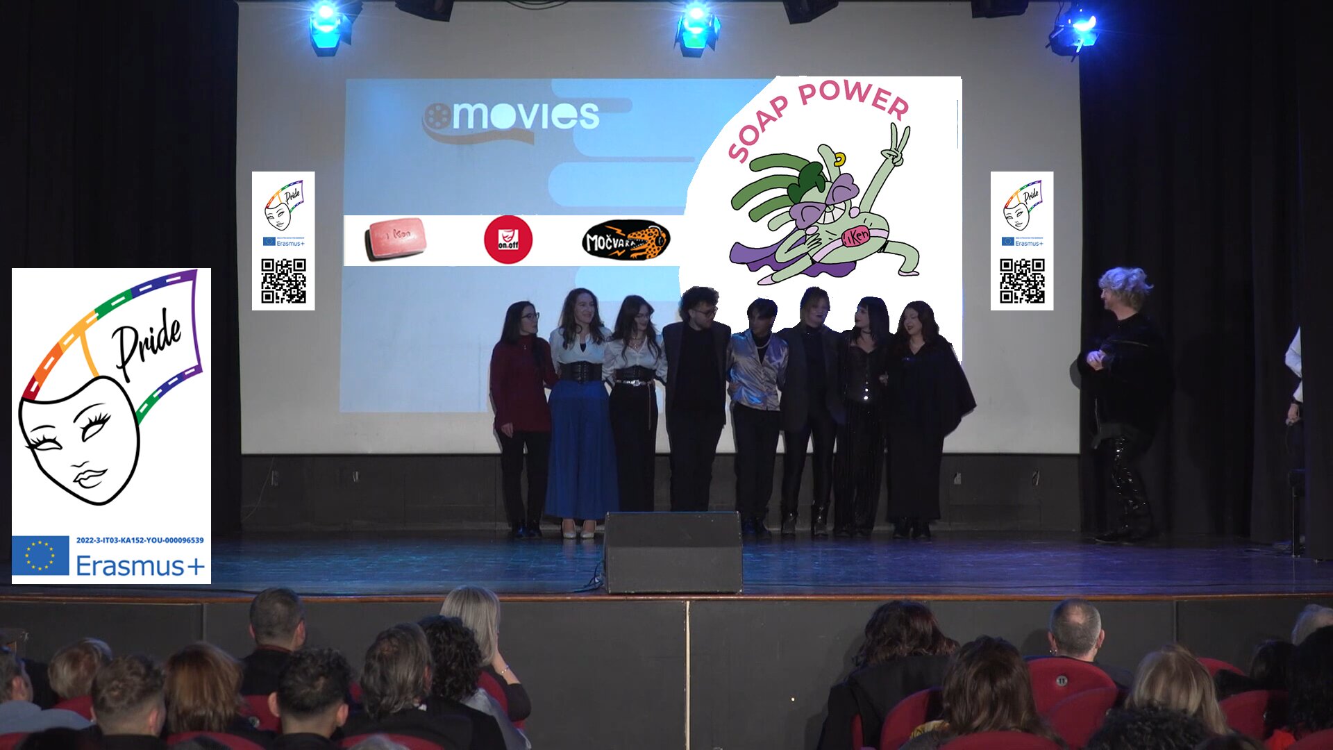 Pride Erasmus + ad Omovies Gran Gala