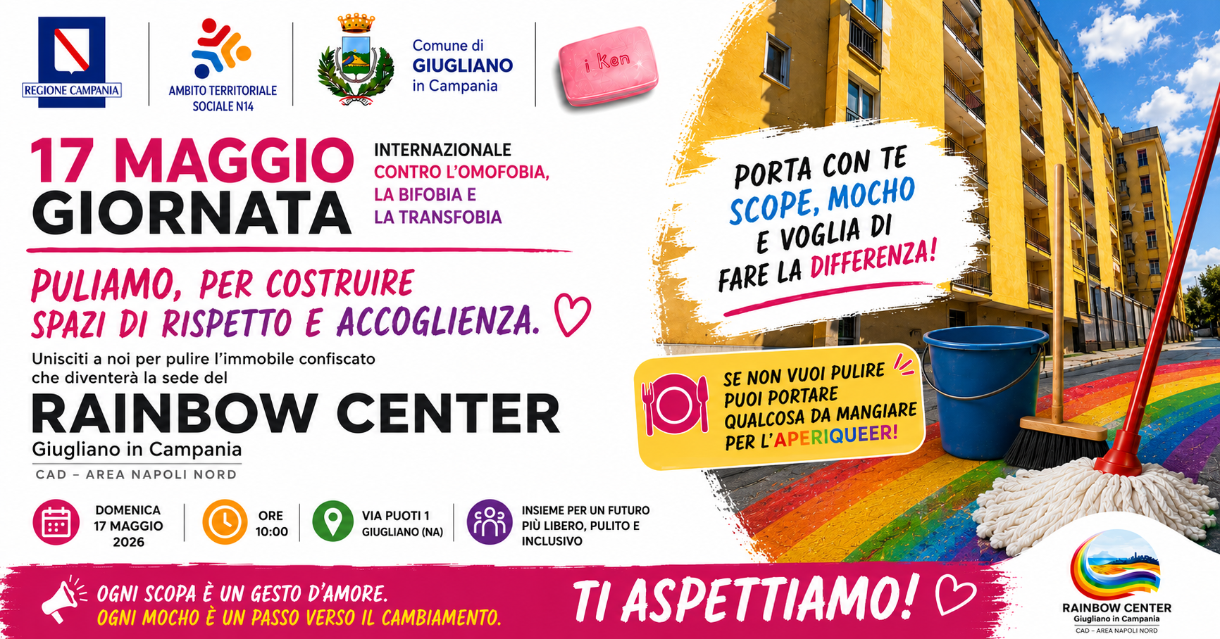 17 Maggio Arruolati per la PACE e per la Rainbow di Giugliano