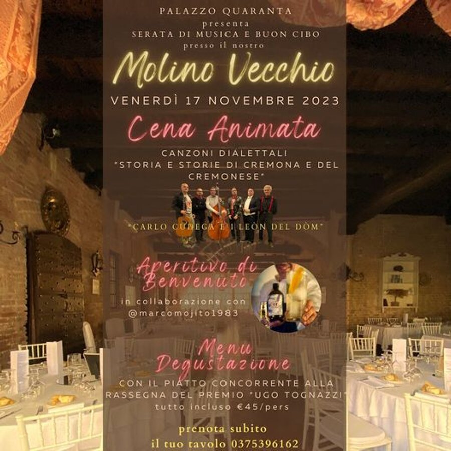 Cena Animata con Carlo Cudega e i Len del Dom