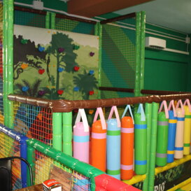 Parete Climbing Attrazione con Parete Climbing e Spugne anti-trauma per il divertimento dei bimbi più grandi