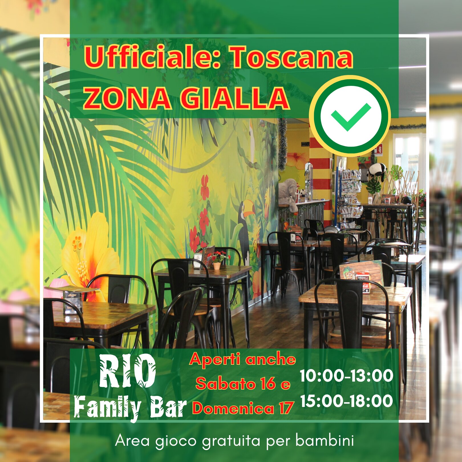 Orario in Zona Gialla