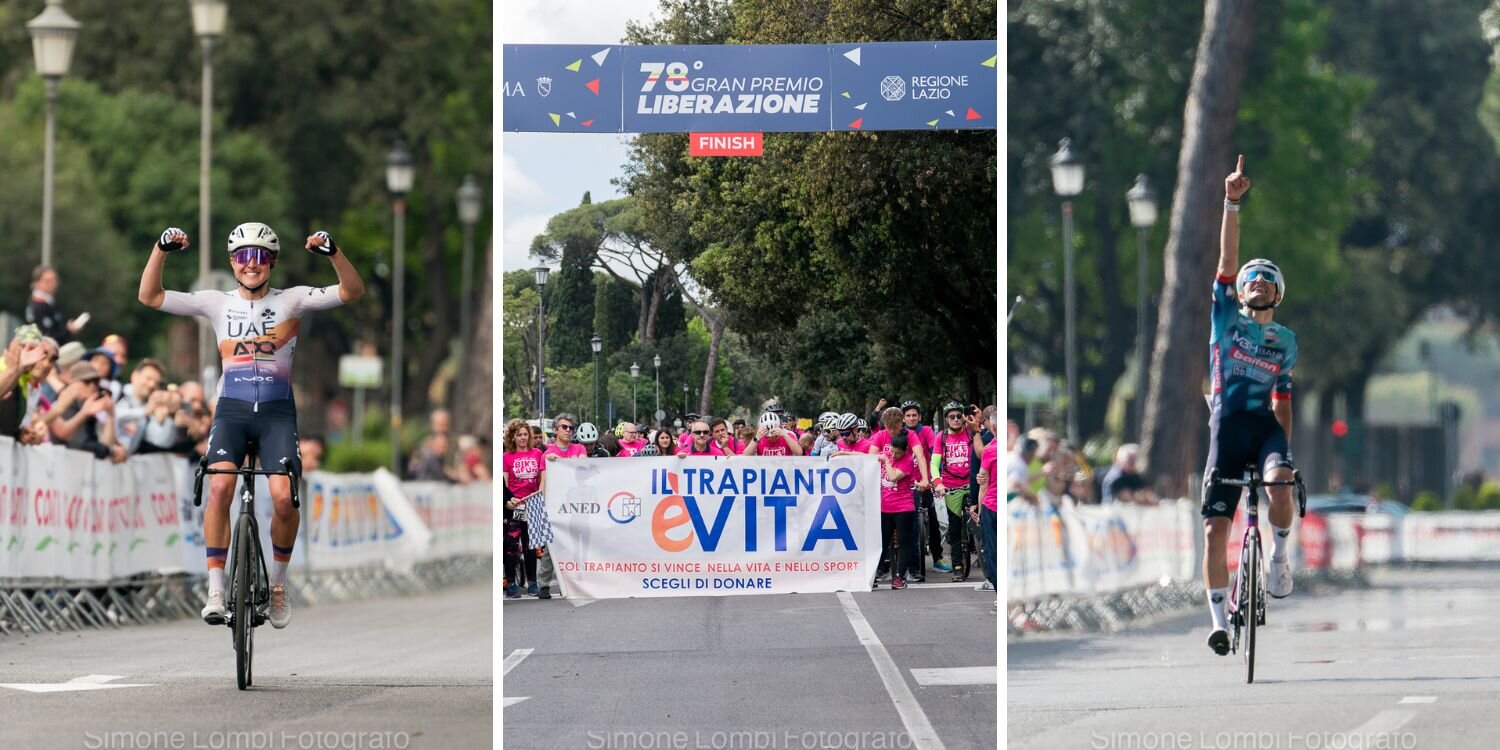 Grandi prove solitarie e di squadra, Bike 4 Fun e podismo nella giornata clou del Liberazione: in trionfo la spagnola Blasi (UAE) e l'abruzzese Masciarelli (MBH Bank) Grandi prove solitarie e di squadra, Bike 4 Fun e podismo nella giornata clou del Liberazione: in trionfo la spagnola Blasi (UAE) e l'abruzzese Masciarelli (MBH Bank)